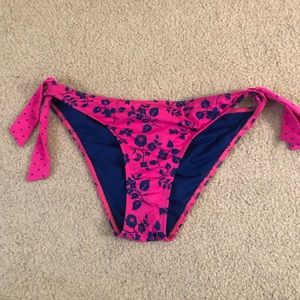 Floral bathing suit bottom